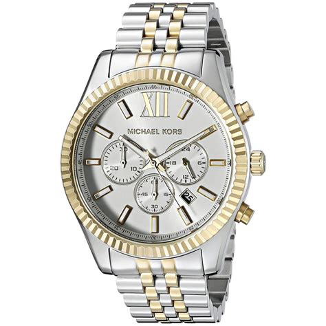 montre bicolore michael kors|michael kors watches on sale.